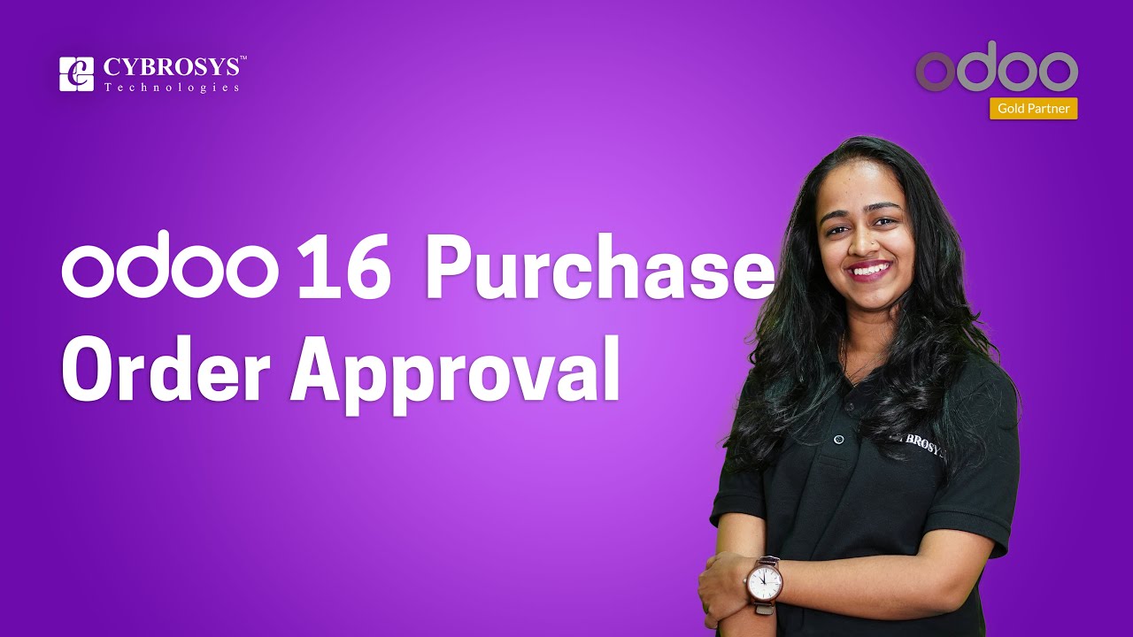 Odoo 16 Purchase Order Approval | Odoo 16 Functional Videos