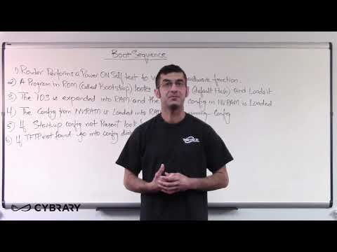 router boot sequence