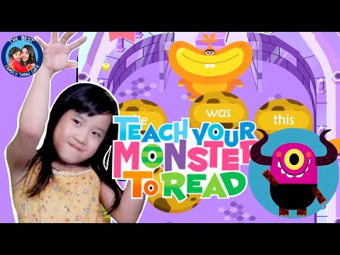 EP8 - Teach Your Monster How to Read is an awesome game when learning how to read!
