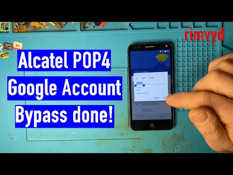 Alcatel POP4 5051X Google Account Bypass