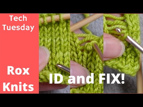 Fixing Mistakes: How to Ladder Down a Column of Stitches // Technique Tuesday