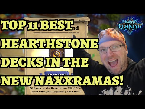 TOP 11 Best Meta Decks to Climb to Legend in Return to Naxxramas Mini-Set (Hearthstone)
