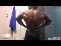 Muscle God back flex and chest bouncing
