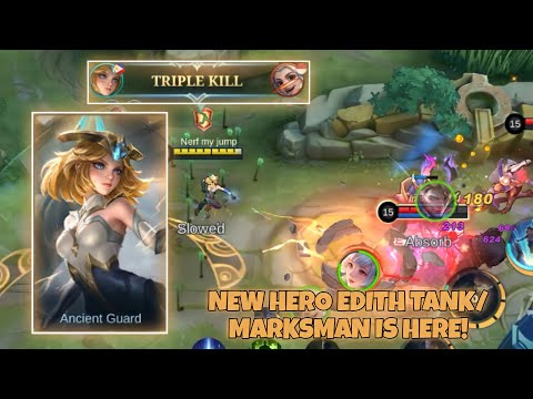 NEW MARKSMAN/TANK EDITH IS HERE! BEST BUILD FOR EDITH NEW HERO