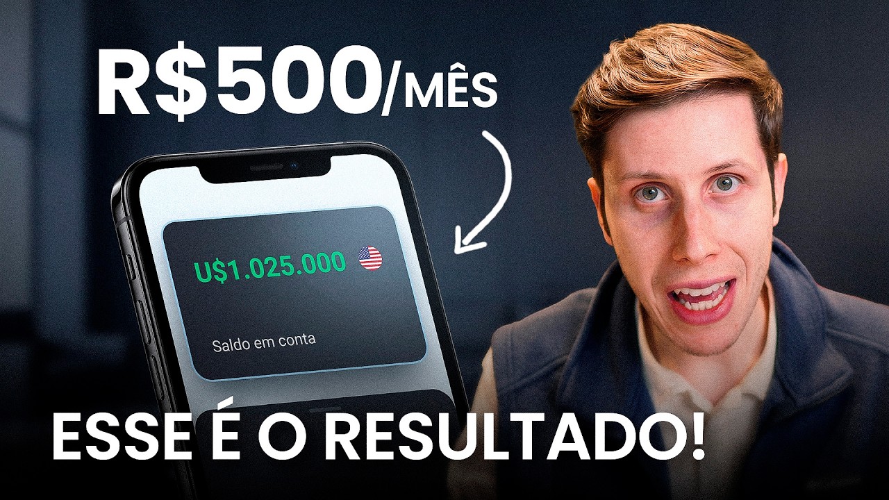 Quanto rende investir R$500 todos os meses nos EUA! - Atualizado 2026