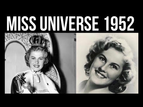 MISS UNIVERSE 1952 💫 Armi Kuusela 👑 The first MISS UNIVERSE from FINLAND 🇫🇮