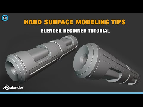 Hard Surface Modeling Tips | Blender Hard Surface Modeling | shift 4 cube