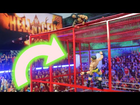 I BUILT A 2022 WWE FIGURE HELL IN A CELL CAGE!