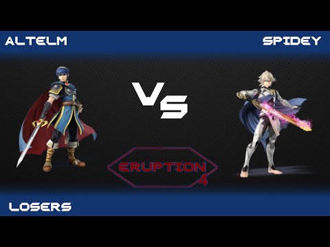 Eruption 4 Smash 4 - Altelm(Marth) vs Spidey(Corrin) - Losers