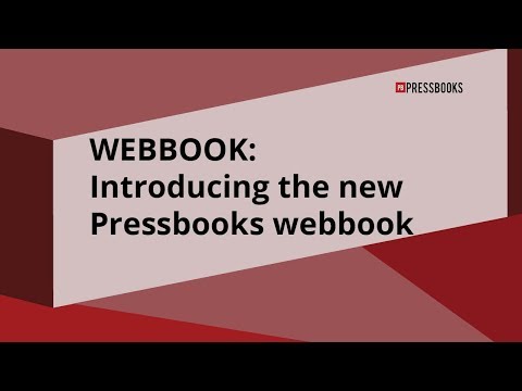 PressbooksEDU Novo webbook