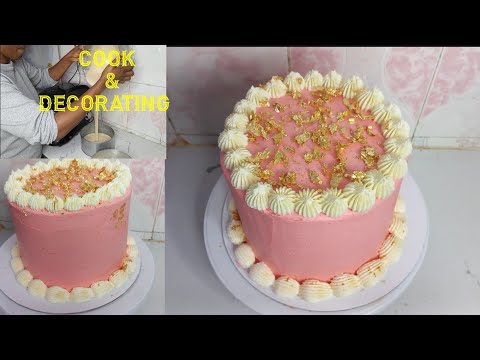 let's cook and decorate çake/simple cake/our ordinary kitchen,#nakuruyoutuber