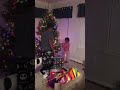 Addy First Time Decorating Christmas Tree Year 2020