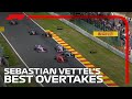 Sebastian Vettel's Best Overtakes!