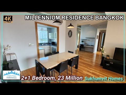 Millennium Residence Bangkok 2+1 Bedroom For Sale and Rent 23 Million THB