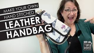 DIY Leather Handbag Tutorial - FingerArt Leather Bag