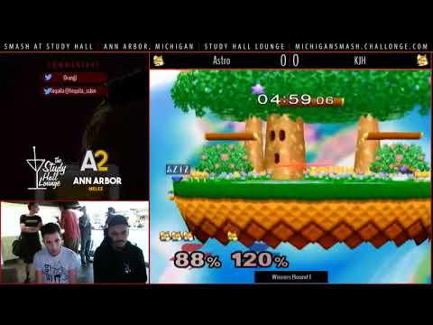Smash At Study Hall 15  - KJH (Fox) vs. astro (Fox) Smash Melee Winners Round 2