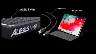 Video thumbnail for ALESIS V49 as midi controller. by Bole Music Studio