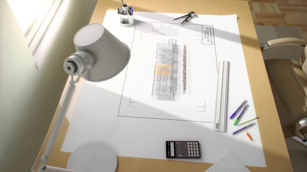 Bernal Construction Corp Logo Animation!