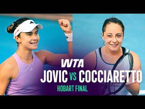 Iva Jovic vs. Elisabetta Cocciaretto | 2026 Hobart Final | WTA Match Highlights