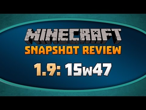 GreekGamerHere - Minecraft Snapshot Review - 1.9: 15w47 - Brand new sounds and more!