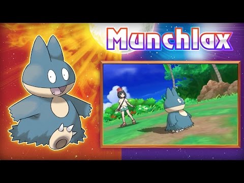 Pokemon Sun/Moon - Special Munchlax Trailer