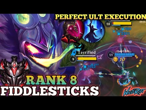 FIDDLESTICKS SMOOTH ULT CONTROL! OP MVP BUILD- TOP 3 GLOBAL FIDDLESTICKS BY Quý Cô Bí Ngô- WILD RIFT