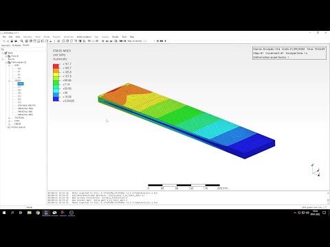 PrePoMax (CalculiX FEA) – Tutorial 15 – Verbindung zwischen Schale und Volumenkörper