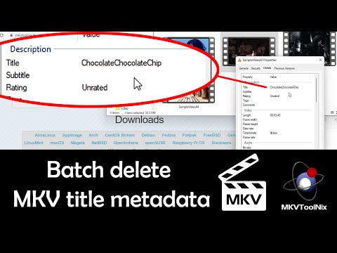 How to batch delete MKV title metadata