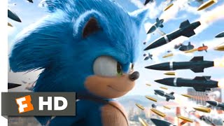 Sonic the Hedgehog (2020) - Rooftop Missile Chase 