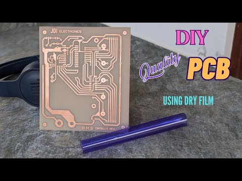 PCB making at home using dry film