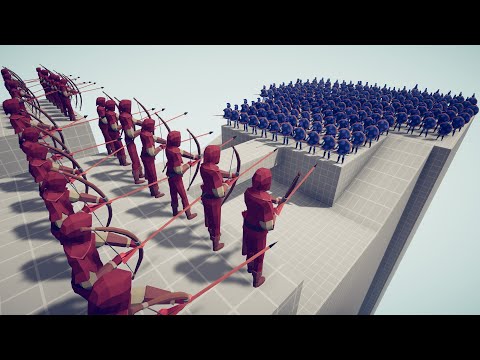 50x ARCHER vs EPIC SIEGE ARMY | Totally Accurate Battle Simulator TABS