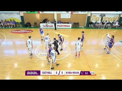 BS Rīga/Rīdzene vs East-Ball | BBBL Boys U16