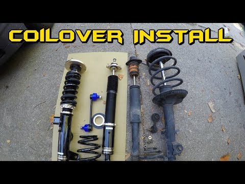 How to install coilovers on a BMW E36