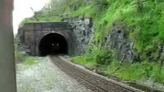 preview picture of video 'The Capitol Limited passes through the Point of Rocks Tunnel'