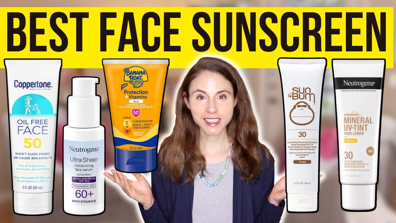 BEST DRUGSTORE SUNSCREENS FOR THE FACE 😎  Dermatologist @DrDrayzday