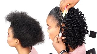 Easy Curly Crochet Braid Hairstyle for Beginners / Braid hairstyle for adorable black women