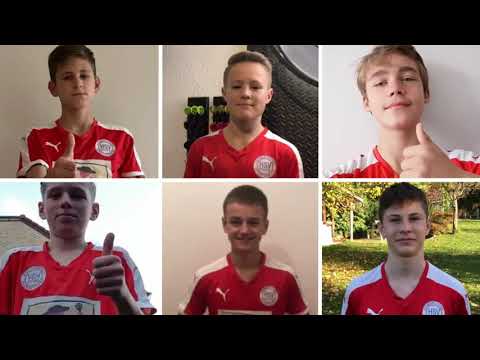 Die U14 des HSV in der Coronapause