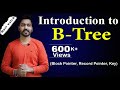 Lec-100: Introduction to B-Tree and its Structure | Block Pointer, Record Pointer, Key