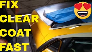 How To Fix Bad Clear Coat Spots Fast