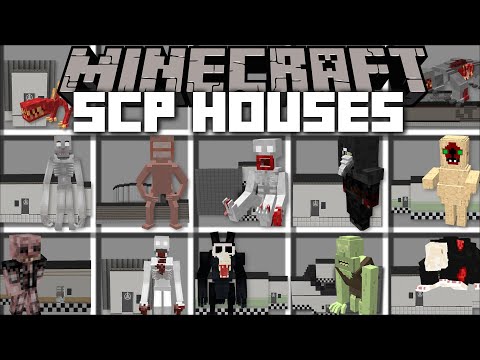 Minecraft SCP HOUSE STRUCTURE MOD / DON'T ENTER THE SCP LAB !! Minecraft Mods