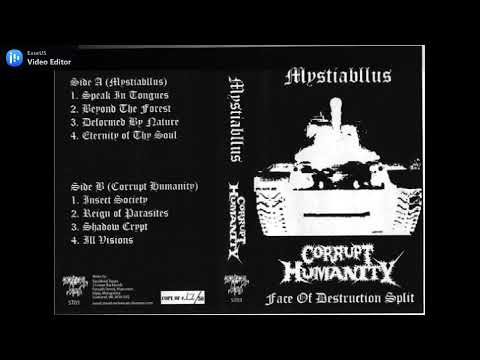 Mystiablus   Corrupt Humanity   Face of Destruction (Split 2012, Sacrificial Tapes ST03