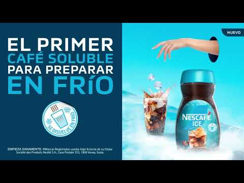 thumbnail video image 2 of Café Soluble Nescafé Ice Preparación en Frío 170 g, 2 of 6