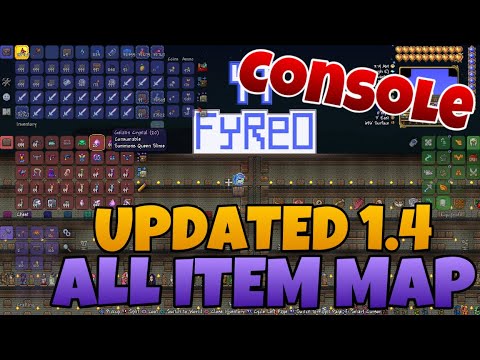New UPDATED Terraria All Items World PS4 (Builders Workshop 1.4) With Download