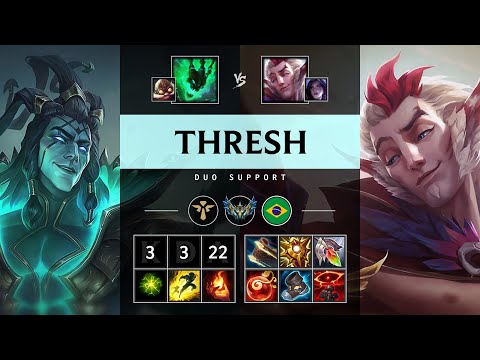 Thresh Support vs Rakan - BR Challenger Patch 14.24