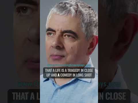 Rowan Atkinson explains Charlie Chaplin quote