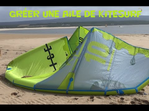 Kitesurfing Lessons - Rigging a Kite - One Launch Kiteboarding