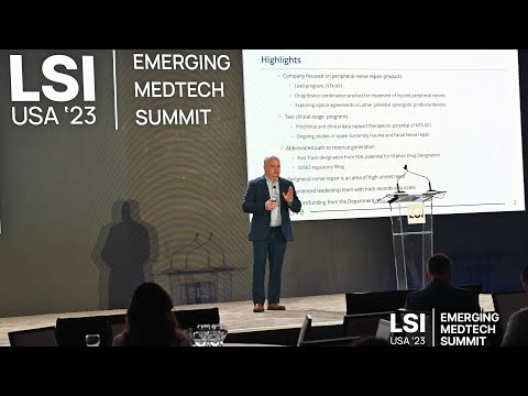 Bob Radie Presents Neuraptive Therapeutics at LSI USA '23