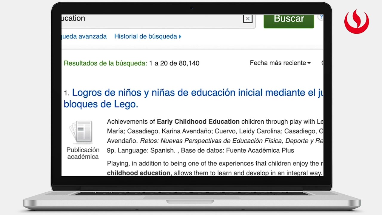 Búsqueda básica en Ebsco Host
