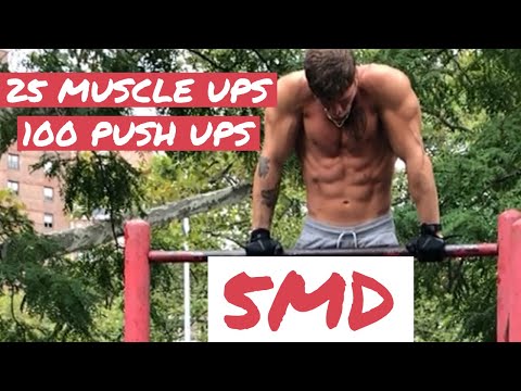 25 MUSCLE UPS & 100 PUSHUPS | 5MD, FIVE MINUTE DRILL | ADVANCED CALISTHENIC ROUTINE