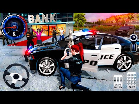 US Police Car Transporter Driving - Police Trailer Truck Driver Simulator 3D - Android GamePlay